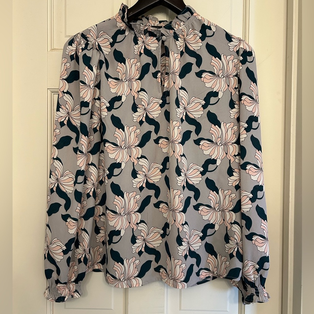 Women's Floral Blouse in Purple
